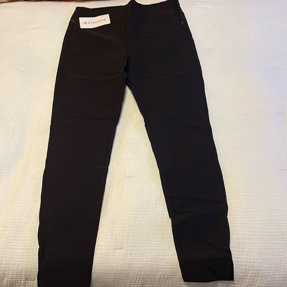 Athleta NWT Womens Black Wander Slim Ankle Pant